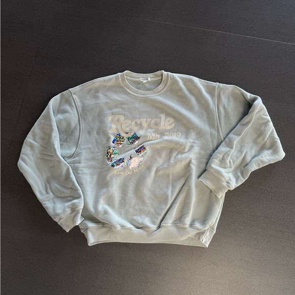 Madhappy Gray Crewneck Sweater Soft Comfortable Fit
